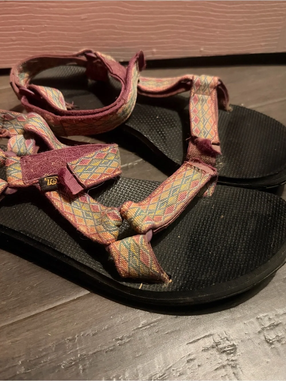 Teva sandals geometric